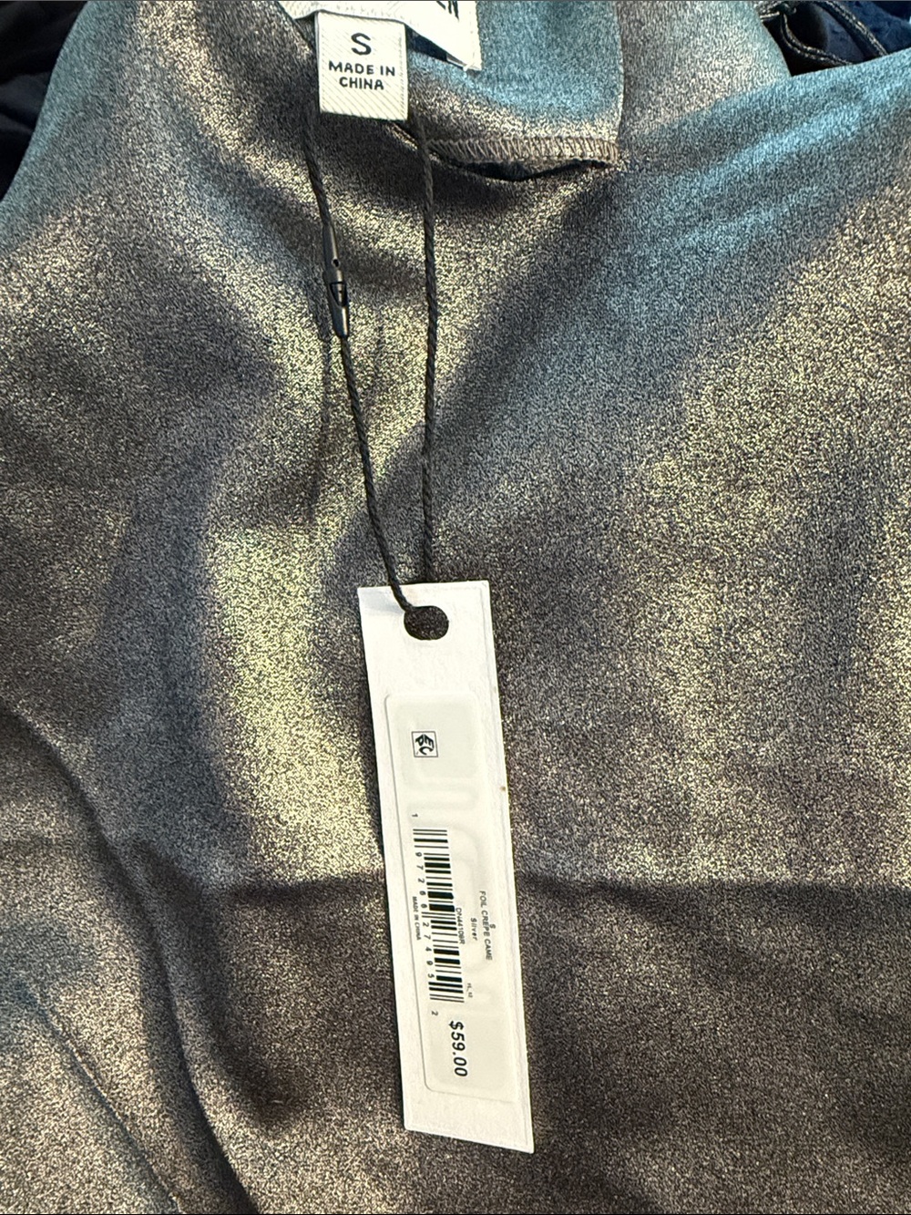 ⭐️ Steve Madden Shimmery Silver Satin V-Neck Cami - Picture 7 of 7